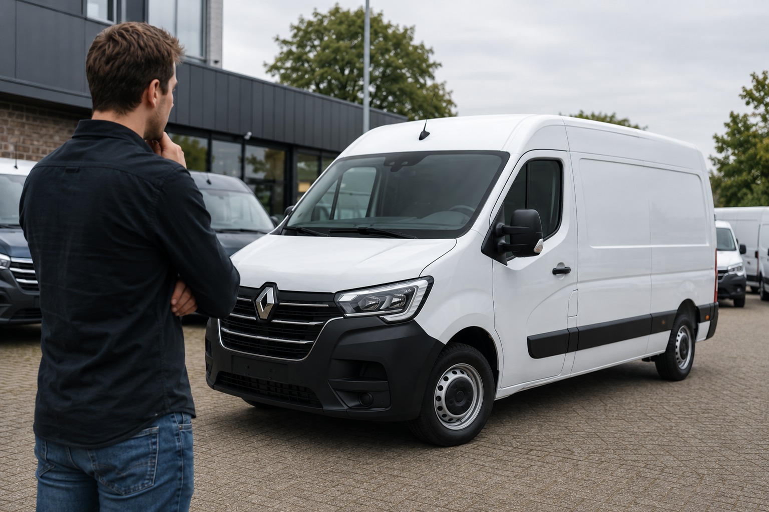 Persoon opzoek naar een Financial lease of operational lease bedrijfswagen.